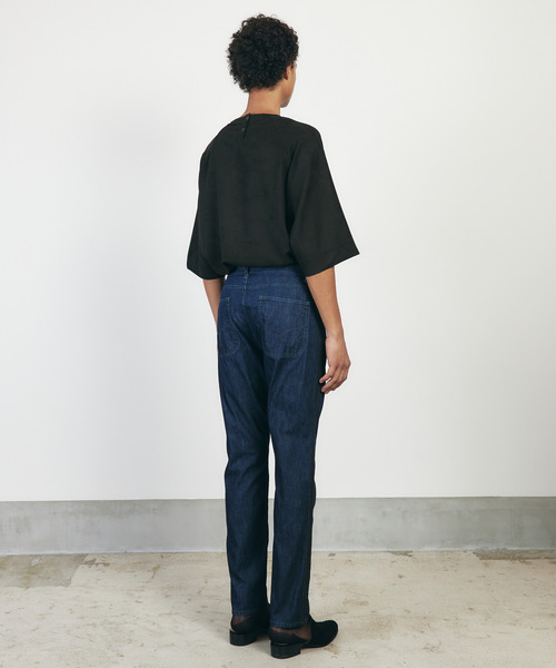 TROVE(トローヴ)の「TROVE トローヴ / OGC 9oz DENIM PANTS サイドラインタックデニムパンツ / 69PAN03(デニムパンツ・メンズ・インディゴブルー/グレー・2/1)」の9枚目の写真