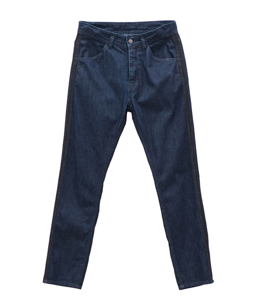 TROVE(トローヴ)の「TROVE トローヴ / OGC 9oz DENIM PANTS サイドラインタックデニムパンツ / 69PAN03(デニムパンツ・メンズ・インディゴブルー/グレー・2/1)」の7枚目の写真