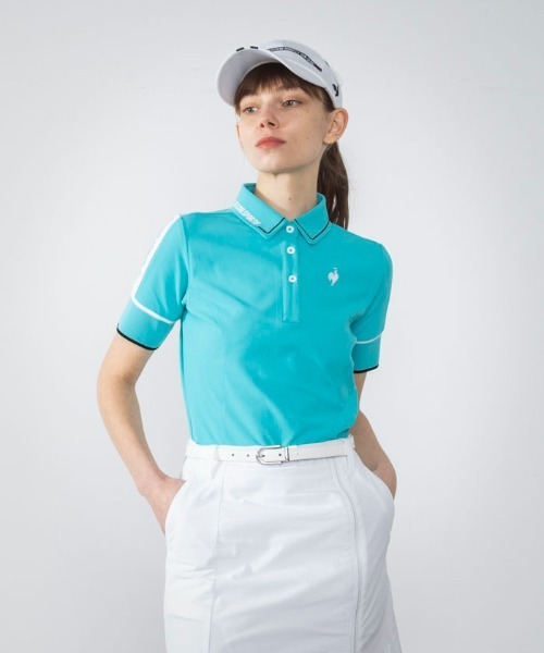 le coq sportif GOLF（ルコックスポルティフゴルフ）の「【RIJOUME/リジューム】5分丈半袖ポロシャツ（ポロシャツ