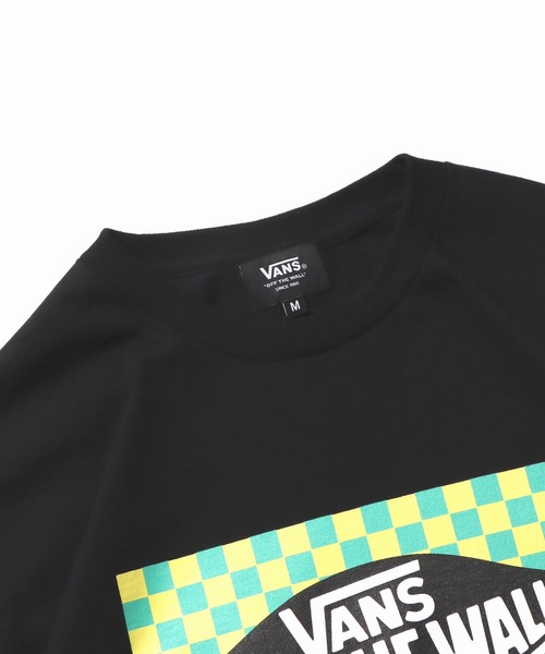 VANS（バンズ）の「VANS/ヴァンズ M COLOR&CHECKER LOGO SS TEE Tシャツ（Tシャツ/カットソー・メンズ・ブラック/イエロー/ホワイト・M/L/XL）」の8枚目の写真