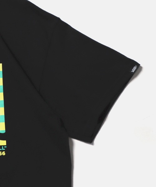 VANS（バンズ）の「VANS/ヴァンズ M COLOR&CHECKER LOGO SS TEE Tシャツ（Tシャツ/カットソー・メンズ・ブラック/イエロー/ホワイト・M/L/XL）」の11枚目の写真