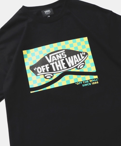 VANS（バンズ）の「VANS/ヴァンズ M COLOR&CHECKER LOGO SS TEE Tシャツ（Tシャツ/カットソー・メンズ・ブラック/イエロー/ホワイト・M/L/XL）」の10枚目の写真
