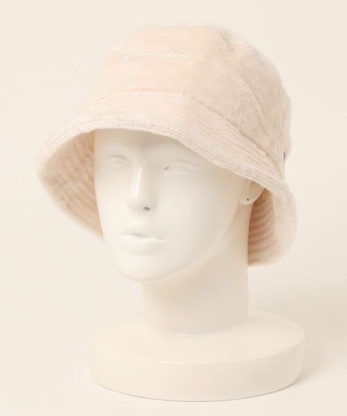 Champion（チャンピオン）の「Champion/チャンピオン　シープボアバケット（ハット・レディース・ライトブラウン/アイボリー/ブラック/チャコール/ライトグレー・58cm）」の2枚目の写真