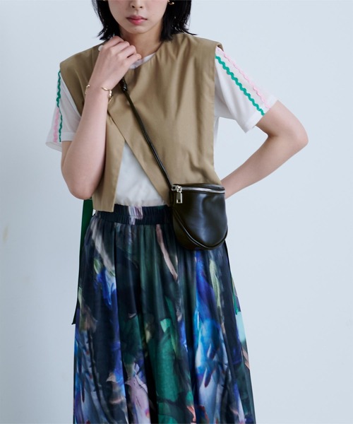 miette（ミエット）の「シンプルミニショルダーバッグ（ショルダーバッグ・レディース・アイボリー/ピンク/ブラック・FREE）」の11枚目の写真