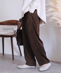 reca | グロッシーサテンイージーラフパンツ(その他パンツ)