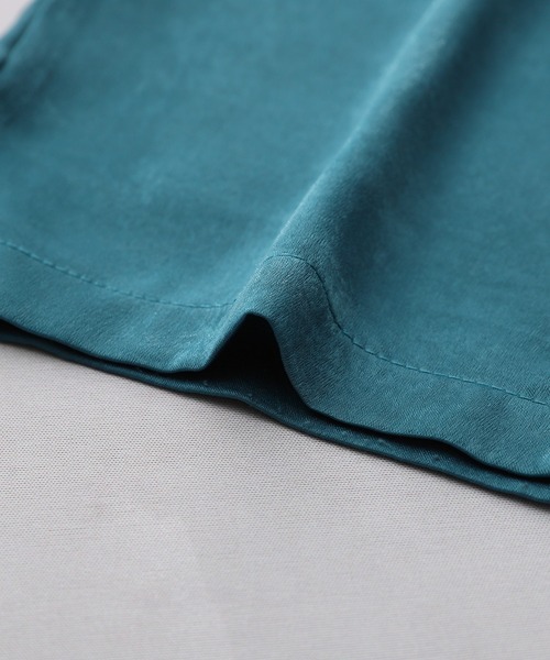 reca（レカ）の「グロッシーサテンイージーワイドラフパンツ（その他パンツ・レディース・ブラック/ベージュ系/ブルー系/ブラウン・FREE）」の13枚目の写真