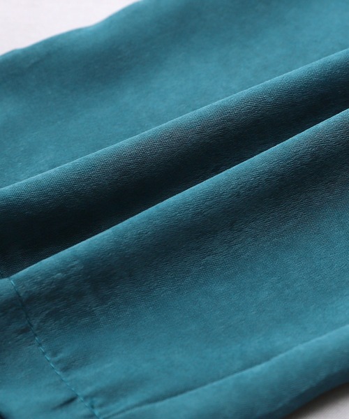 reca（レカ）の「グロッシーサテンイージーワイドラフパンツ（その他パンツ・レディース・ブラック/ベージュ系/ブルー系/ブラウン・FREE）」の15枚目の写真