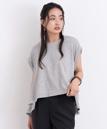 EUCLAID | ロールアップスウェットTシャツ(Tシャツ/カットソー)