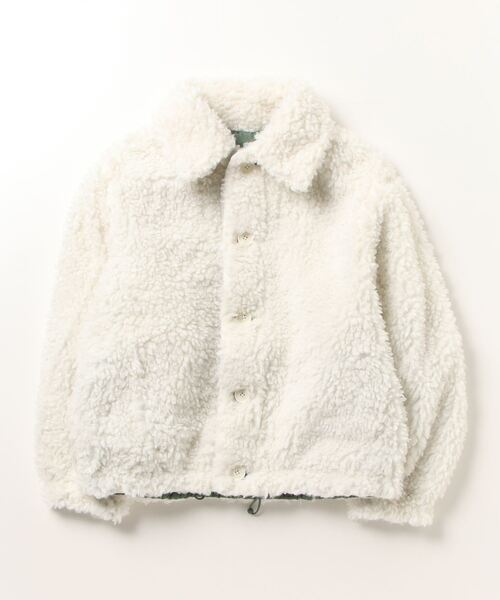 Levi's（リーバイス）の「Levi's/リーバイス リバーシブル SWING シェルパジャケット カーキ LAUREL WREATH（ブルゾン・レディース・ナチュラル・M/XS/S）」の9枚目の写真
