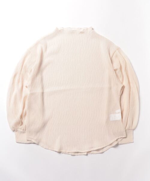 y/m by misato（イムバイミサト）の「楊柳シフォンパフスリーブブラウス（シャツ/ブラウス・レディース・オフホワイト/ブラウン・FREE）」の6枚目の写真