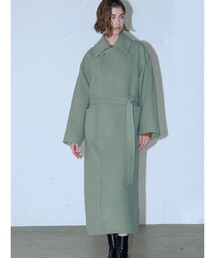 MIDIUMISOLID ベルト付きロングコート