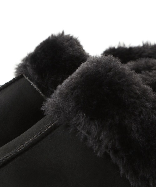 niko and...（ニコアンド）の「オリジナルフェイクムートン2WAYスリッポン（スリッポン・レディース・キャメル/その他/ブラック・MEDIUM/LARGE）」の10枚目の写真