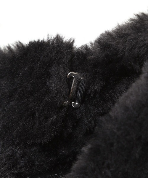 niko and...（ニコアンド）の「オリジナルフェイクムートン2WAYスリッポン（スリッポン・レディース・キャメル/その他/ブラック・MEDIUM/LARGE）」の14枚目の写真