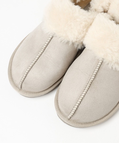 niko and...（ニコアンド）の「オリジナルフェイクムートン2WAYスリッポン（スリッポン・レディース・キャメル/その他/ブラック・MEDIUM/LARGE）」の16枚目の写真