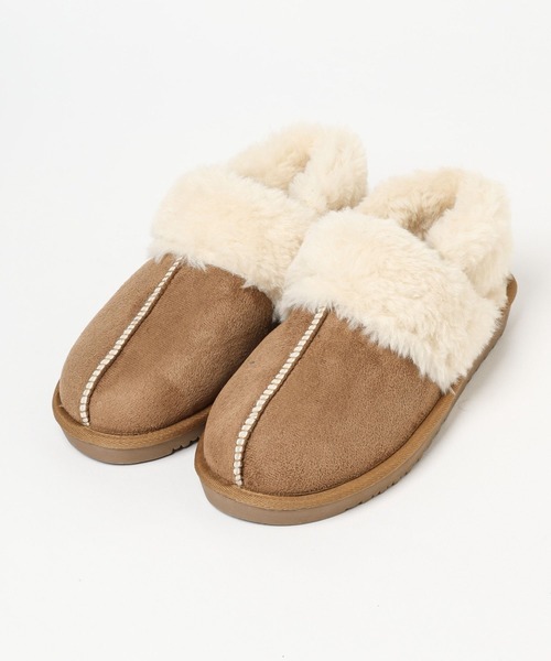 niko and...（ニコアンド）の「オリジナルフェイクムートン2WAYスリッポン（スリッポン・レディース・キャメル/その他/ブラック・MEDIUM/LARGE）」の21枚目の写真