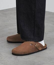 AUTENTI（オーテンティ）スエードクロッグサンダル（26cm／26.5cm／27cm）