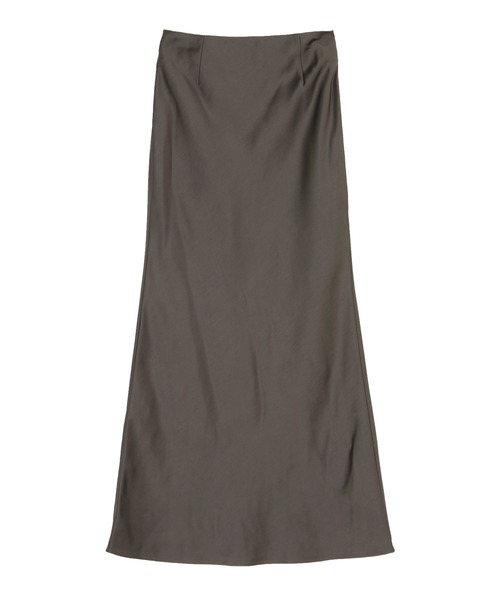 UR'S(ユアーズ)の「サテンマーメイドマキシスカート(スカート・レディース・ホワイト/ダークブラウン/ブルー/ブラック/ネイビー/ライトピンク/ベージュ/ミント/ライトイエロー・M/L/S/SP)」の11枚目の写真