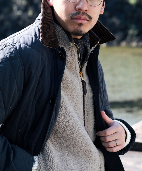 BRILLA per il gusto（ブリッラペルイルグースト）の「【AUBERGE / LESTER キルティングジャケット】（ブルゾン・メンズ・ネイビー/ブラウン・38/40/44/42）」の14枚目の写真