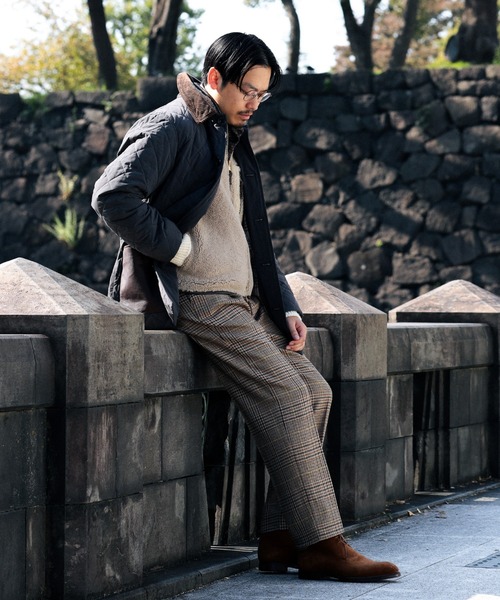 BRILLA per il gusto（ブリッラペルイルグースト）の「【AUBERGE / LESTER キルティングジャケット】（ブルゾン・メンズ・ネイビー/ブラウン・38/40/44/42）」の17枚目の写真