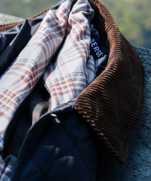 BRILLA per il gusto（ブリッラペルイルグースト）の「【AUBERGE / LESTER キルティングジャケット】（ブルゾン・メンズ・ネイビー/ブラウン・38/40/44/42）」の19枚目の写真