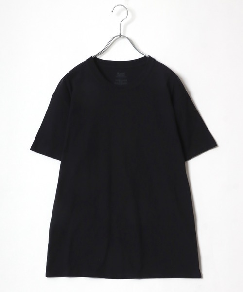 HANES(ヘインズ)の「Hanes(ヘインズ)ベーシックインナーウェア無地半袖Tシャツ3枚セット/パックTシャツ3P メンズ(Tシャツ/カットソー・メンズ・グレー/ホワイト/ブラック・M/L/LL)」の11枚目の写真