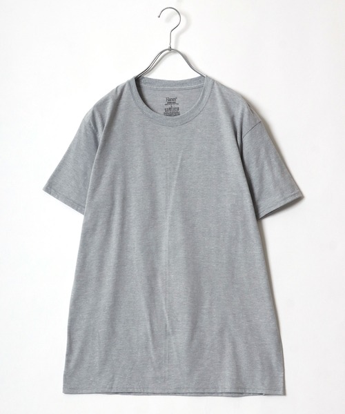 HANES(ヘインズ)の「Hanes(ヘインズ)ベーシックインナーウェア無地半袖Tシャツ3枚セット/パックTシャツ3P メンズ(Tシャツ/カットソー・メンズ・グレー/ホワイト/ブラック・M/L/LL)」の14枚目の写真