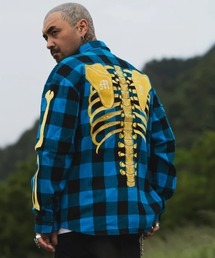 ROYAL FLASH | MAYO/メイヨー/BONES Embroidery Check Shirt(シャツ/ブラウス)