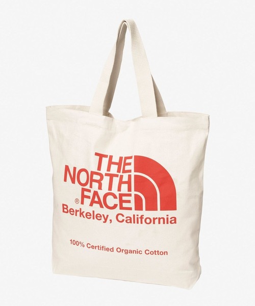 THE NORTH FACE（ザノースフェイス）の「THE NORTH FACE/ザ・ノース・フェイス トートバック ORGANIC C TOTE NM82385（トートバッグ・メンズ・ホワイト×ブラック/グレー系その他/ホワイト×グリーン/オリーブ/ホワイト×レッド/ホワイト×ブルー/ブラック系その他・FREE）」の2枚目の写真