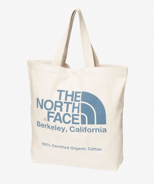 THE NORTH FACE（ザノースフェイス）の「THE NORTH FACE/ザ・ノース・フェイス トートバック ORGANIC C TOTE NM82385（トートバッグ・メンズ・ホワイト×ブラック/グレー系その他/ホワイト×グリーン/オリーブ/ホワイト×レッド/ホワイト×ブルー/ブラック系その他・FREE）」の4枚目の写真