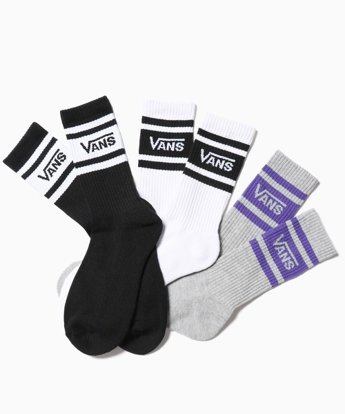 VANS（バンズ）の「VANS/ヴァンズ 3P LOGO SOCKS ロゴソックス（ソックス/靴下・メンズ・マルチ・S/M）」の14枚目の写真