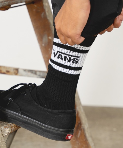 VANS（バンズ）の「VANS/ヴァンズ 3P LOGO SOCKS ロゴソックス（ソックス/靴下・メンズ・マルチ・S/M）」の2枚目の写真