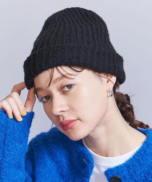 MARW UNITED ARROWS ドッグイヤー ニット キャップ ブラック 【公式通販】