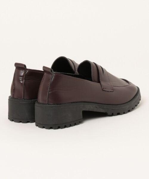 STYLEBLOCK(スタイルブロック)の「レザー調ローファーシューズ(ローファー・レディース・ダークブラウン/ブラック・35/36/37/38/39/40)」の3枚目の写真