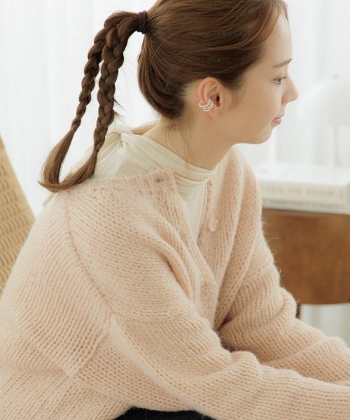 flower（フラワー）の「パーリーミックスイヤーカフ（イヤーカフ・レディース・シルバー/ゴールド・FREE）」の4枚目の写真