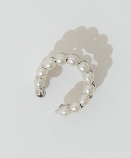 flower（フラワー）の「パーリーミックスイヤーカフ（イヤーカフ・レディース・シルバー/ゴールド・FREE）」の10枚目の写真