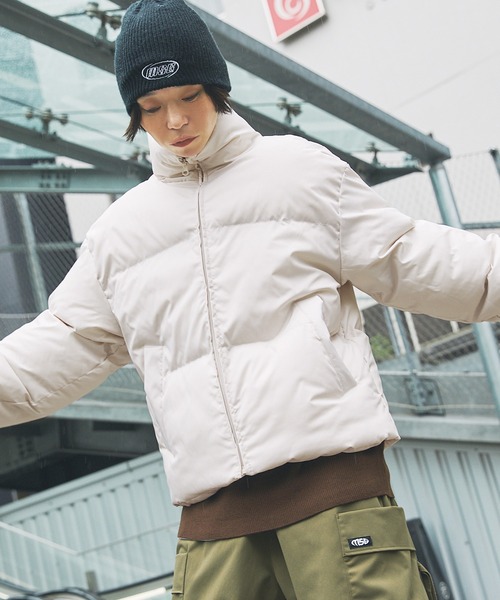 MSG（エムエスジー）の「ハイネックボリュームエコダウンジャケット（ダウンジャケット/コート・メンズ・ブルー/ライトグレー/ブラック/ブラウン/アイボリー/チャコール・S/XL/L/M）」の8枚目の写真