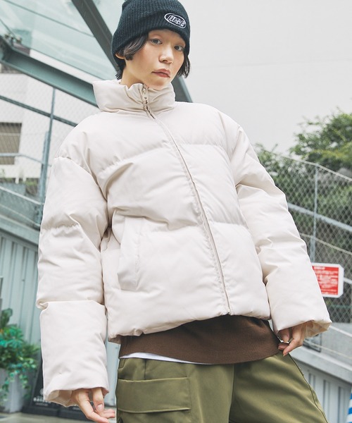 MSG（エムエスジー）の「ハイネックボリュームエコダウンジャケット（ダウンジャケット/コート・メンズ・ブルー/ライトグレー/ブラック/ブラウン/アイボリー/チャコール・S/XL/L/M）」の9枚目の写真