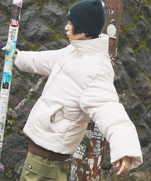 MSG（エムエスジー）の「ハイネックボリュームエコダウンジャケット（ダウンジャケット/コート・メンズ・ブルー/ライトグレー/ブラック/ブラウン/アイボリー/チャコール・S/XL/L/M）」の10枚目の写真