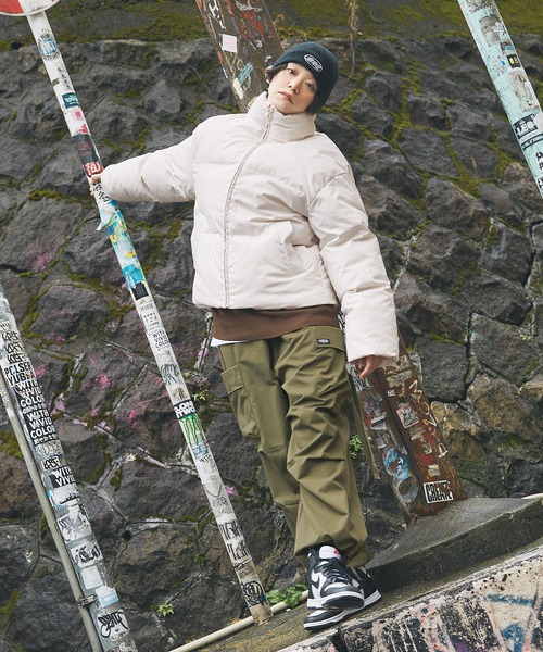 MSG（エムエスジー）の「ハイネックボリュームエコダウンジャケット（ダウンジャケット/コート・メンズ・ブルー/ライトグレー/ブラック/ブラウン/アイボリー/チャコール・S/XL/L/M）」の20枚目の写真