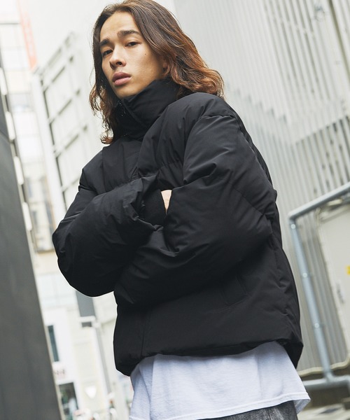 MSG（エムエスジー）の「ハイネックボリュームエコダウンジャケット（ダウンジャケット/コート・メンズ・ブルー/ライトグレー/ブラック/ブラウン/アイボリー/チャコール・S/XL/L/M）」の22枚目の写真