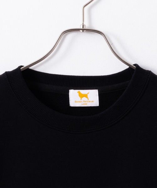 Mac-House(マックハウス)の「Golden Retriever ワンポイント刺繍スウェット(スウェット・メンズ・ブラック/グレー/オートミール/ネイビー・M/XL/L)」の10枚目の写真
