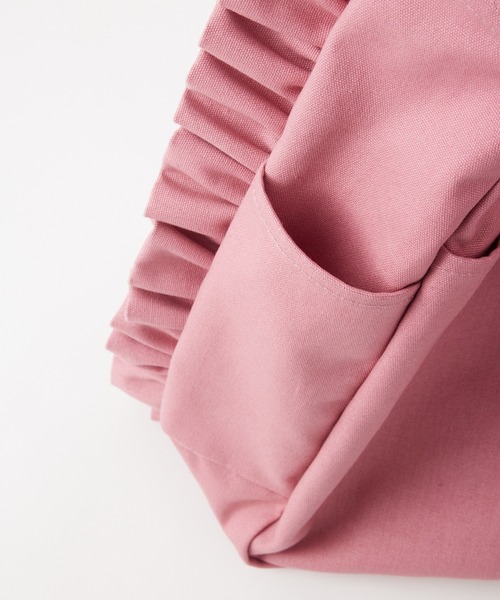 MILKFED.(ミルクフェド)の「HEART EMBROIDERY CANVAS BAG(ショルダーバッグ・レディース・ホワイト/ライトピンク/ブラック・ONE SIZE)」の11枚目の写真