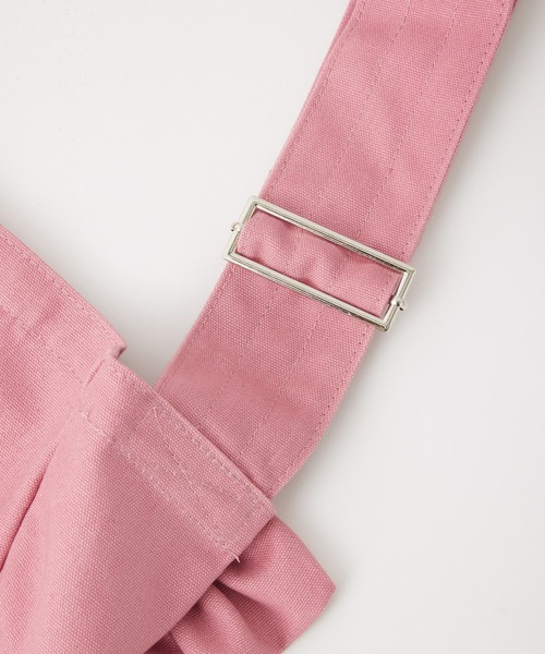 MILKFED.(ミルクフェド)の「HEART EMBROIDERY CANVAS BAG(ショルダーバッグ・レディース・ホワイト/ライトピンク/ブラック・ONE SIZE)」の13枚目の写真