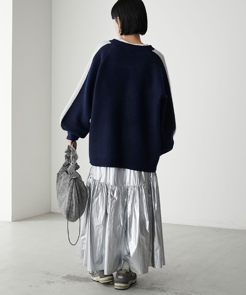 ニット セーター H/S KNIT GAME シャツ レディース FREAK'S STORE ニット セーター ケーブルチーズニット/透かし