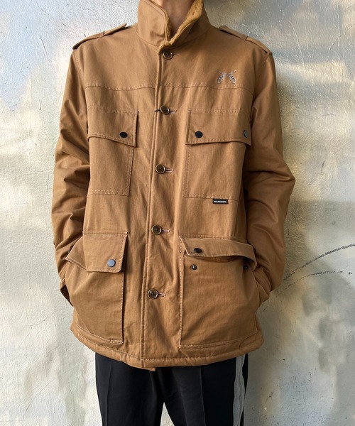 roarguns（ロアーガンズ）の「ORGANIC COTTON CRY（ミリタリージャケット・メンズ・ブラウン・3）」の2枚目の写真