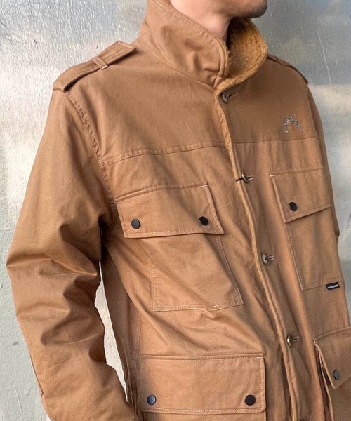 roarguns（ロアーガンズ）の「ORGANIC COTTON CRY（ミリタリージャケット・メンズ・ブラウン・3）」の5枚目の写真