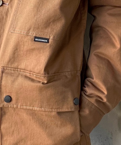 roarguns（ロアーガンズ）の「ORGANIC COTTON CRY（ミリタリージャケット・メンズ・ブラウン・3）」の8枚目の写真