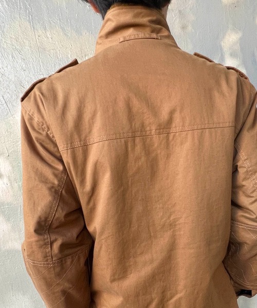 roarguns（ロアーガンズ）の「ORGANIC COTTON CRY（ミリタリージャケット・メンズ・ブラウン・3）」の14枚目の写真