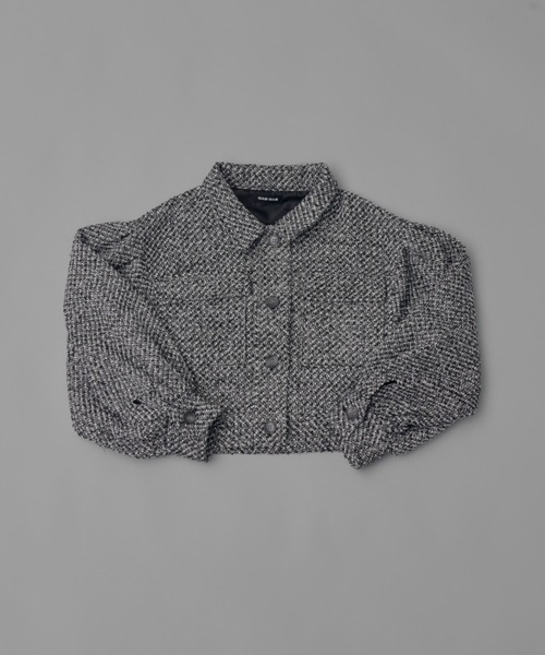 GAB GAB（ガブガブ）の「ツイードCPOジャケット（その他アウター・レディース・マスタード/ブラック/ホワイト・FREE）」の10枚目の写真