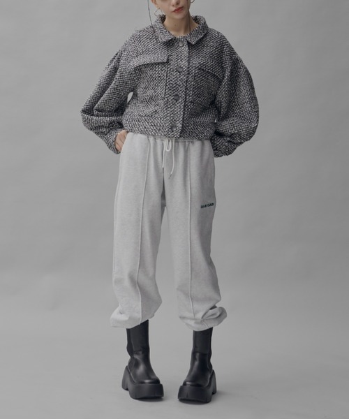 GAB GAB（ガブガブ）の「ツイードCPOジャケット（その他アウター・レディース・マスタード/ブラック/ホワイト・FREE）」の7枚目の写真